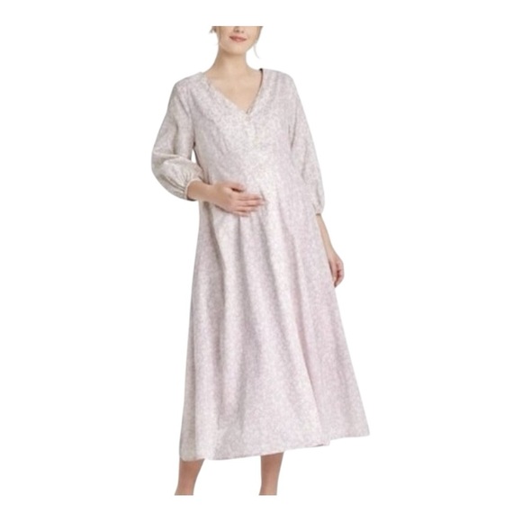 Elegant Cream Midi Dress - Picture 4 of 11